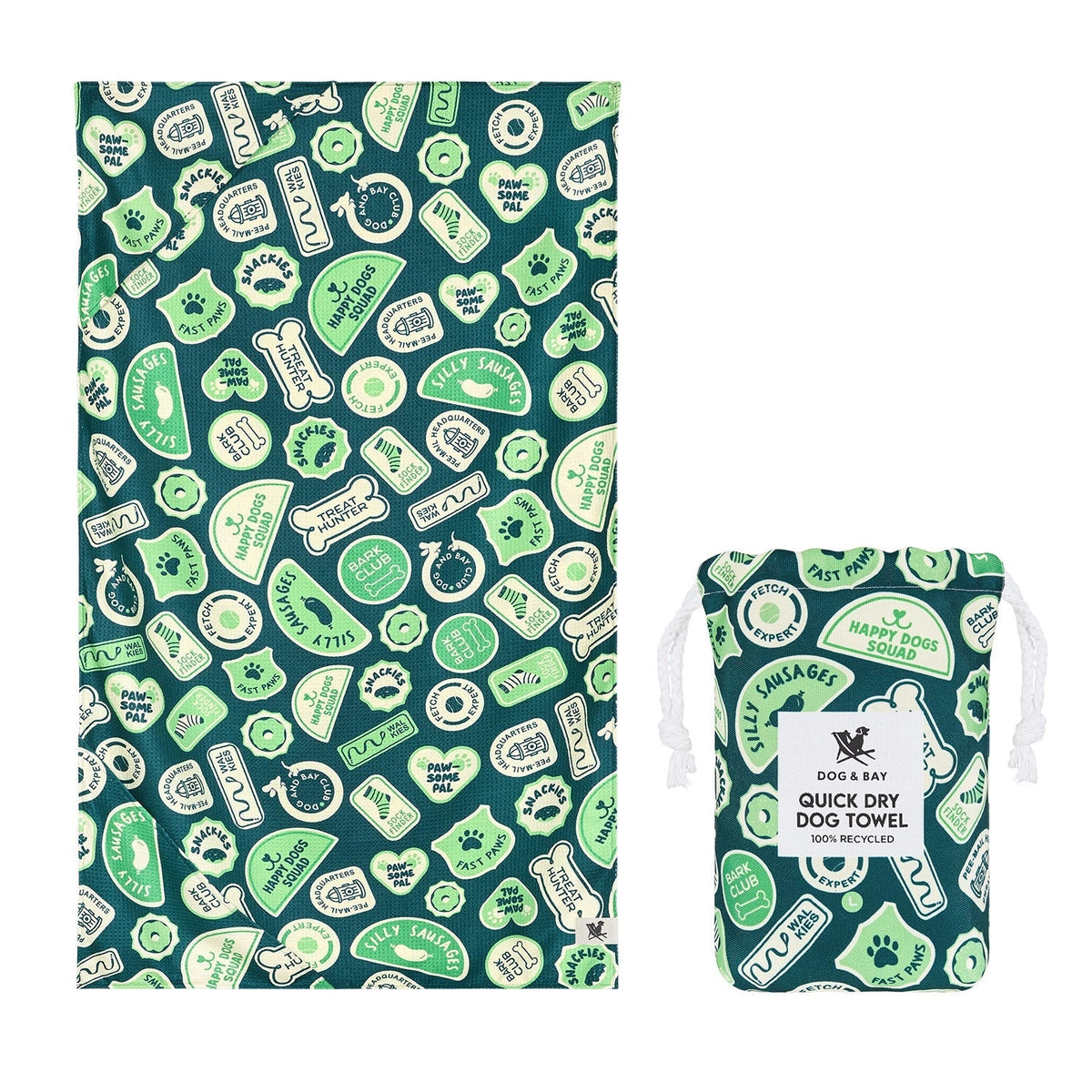 Dock & Bay Large Dog Towel in Dog & Bay Club - The Preppy Bunny