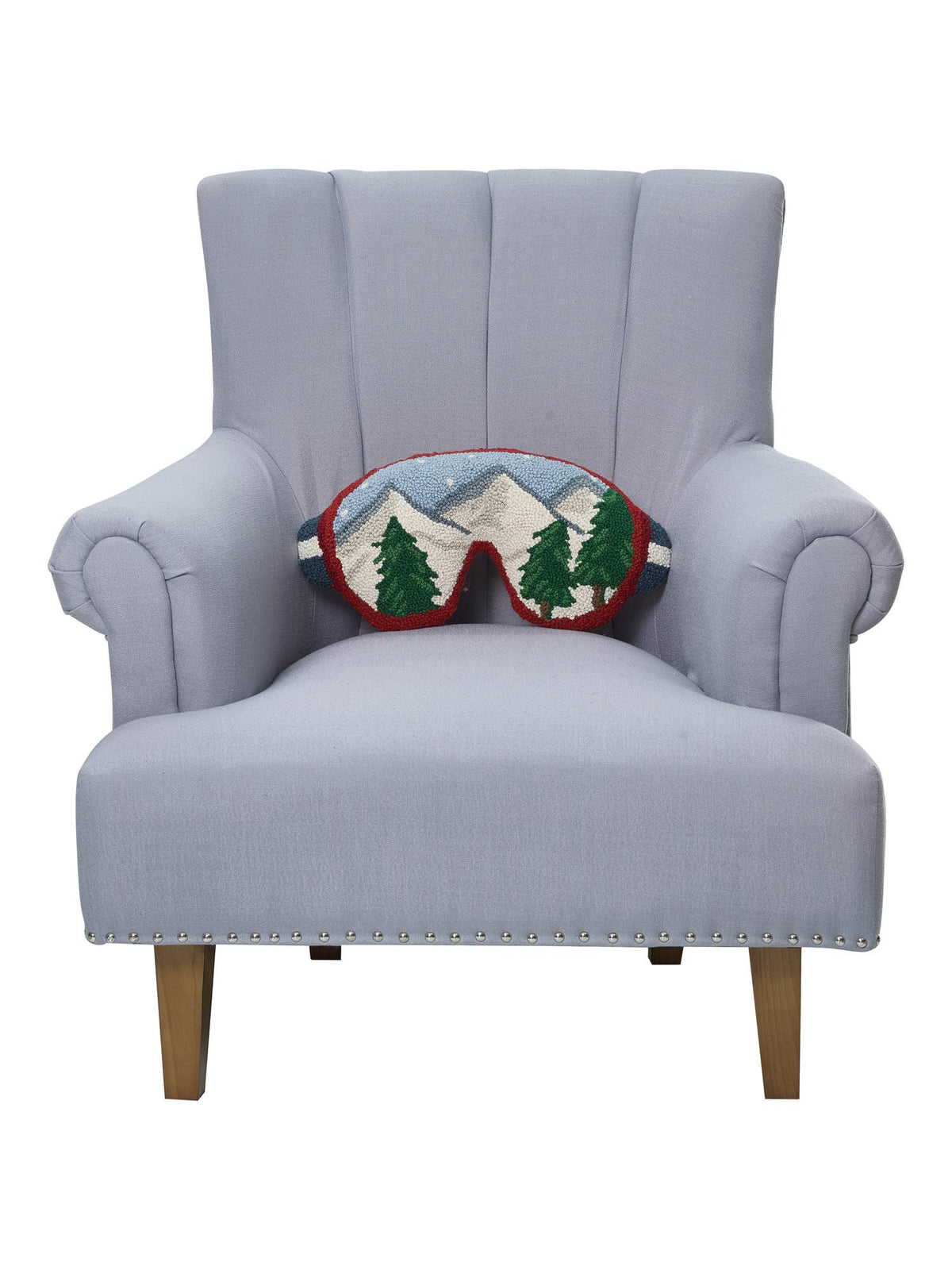 Shaped Ski Goggles Hook Pillow - The Preppy Bunny