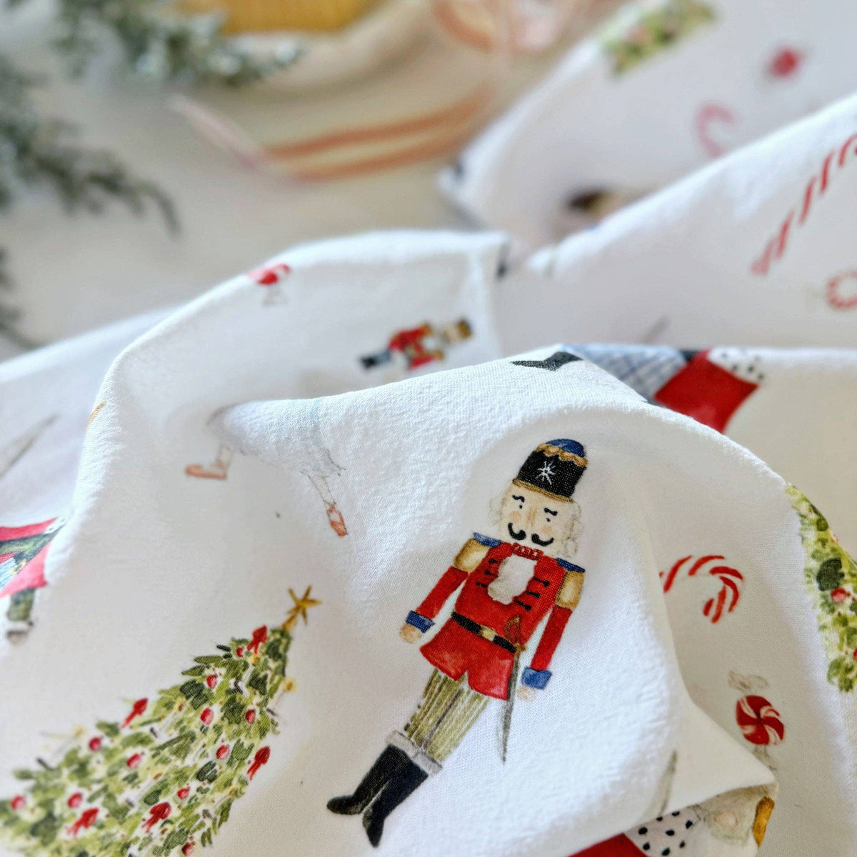 Nutcracker Tea Towel - The Preppy Bunny