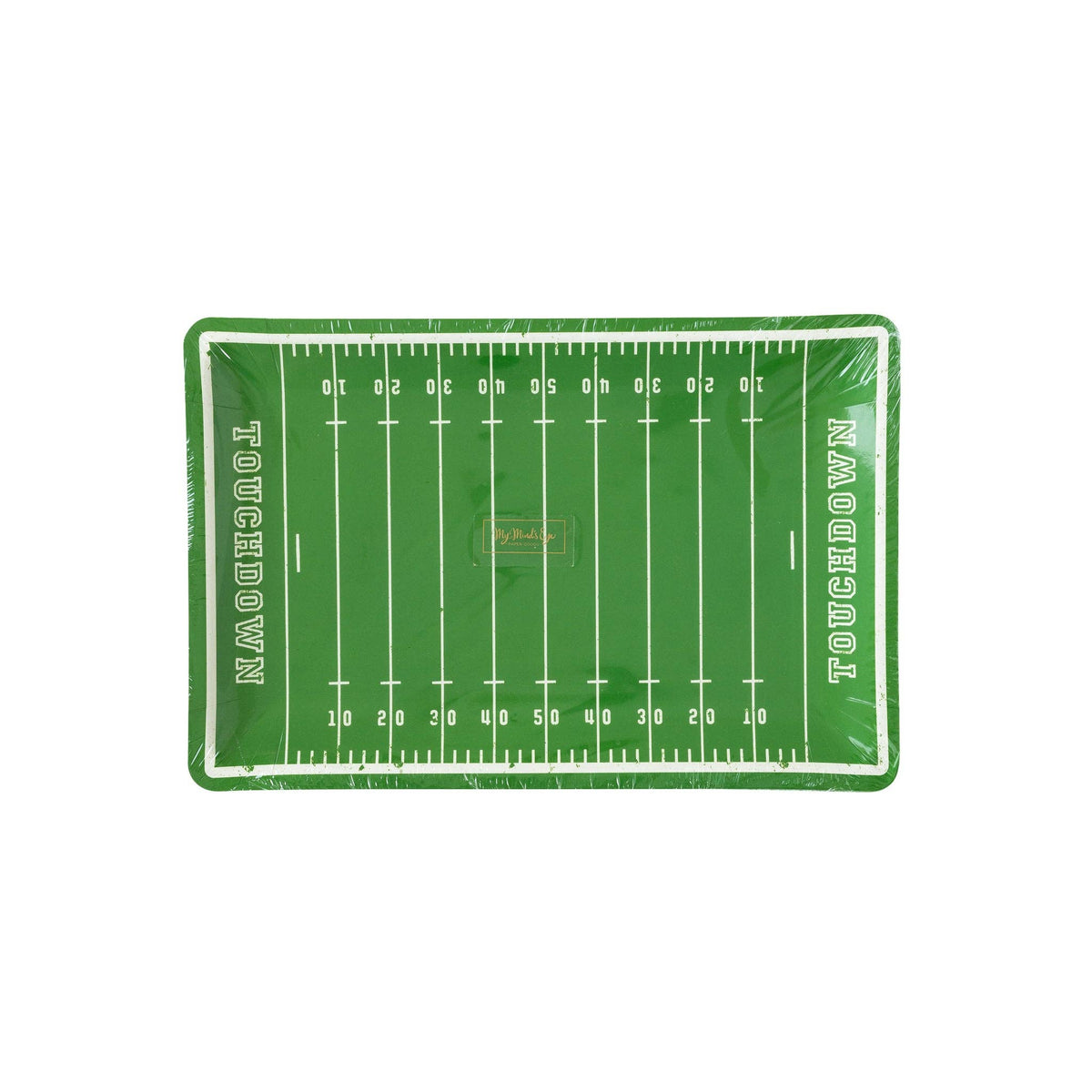 Football Field Disposable Plates - The Preppy Bunny