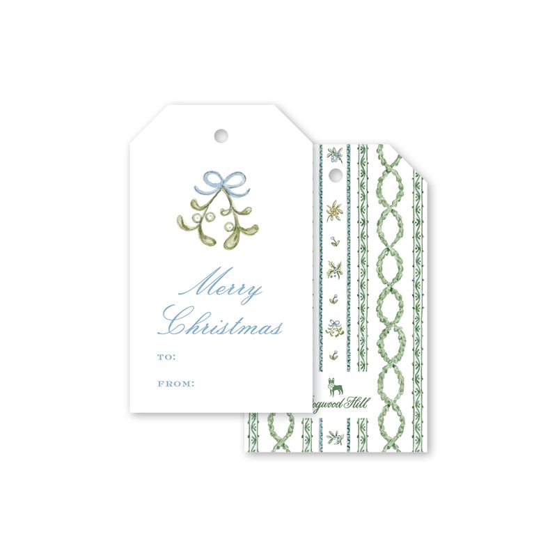 Jardin de Noel Gift Tags - The Preppy Bunny