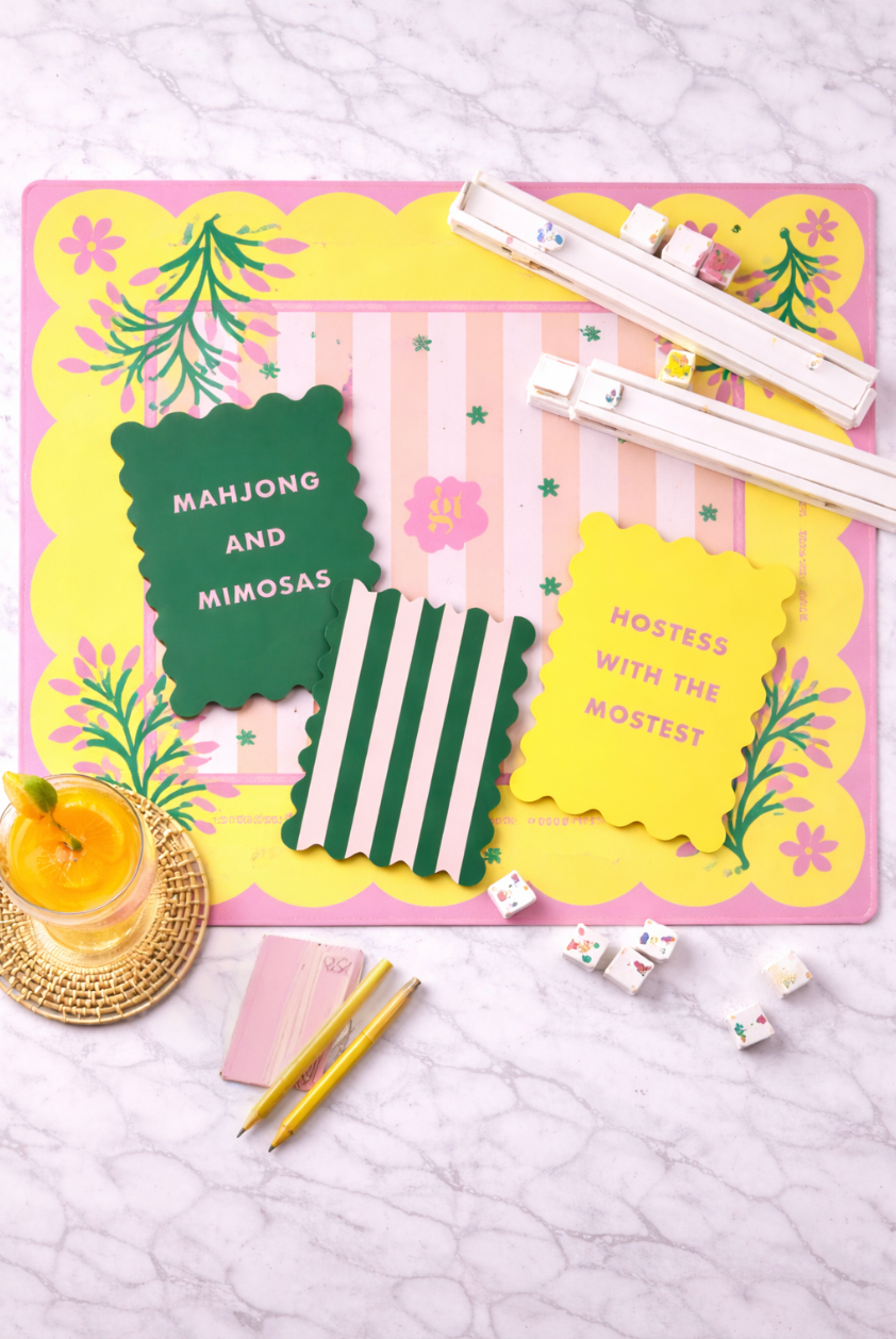 Palm Springs Mahjong Shufflers Set of 2
