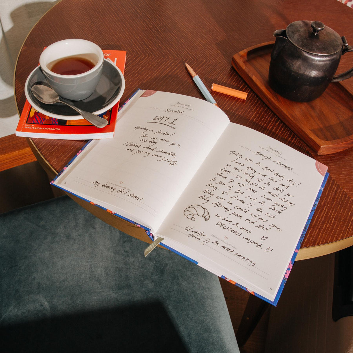 Guided Travel Journal, A5 Hardcover - Voyage