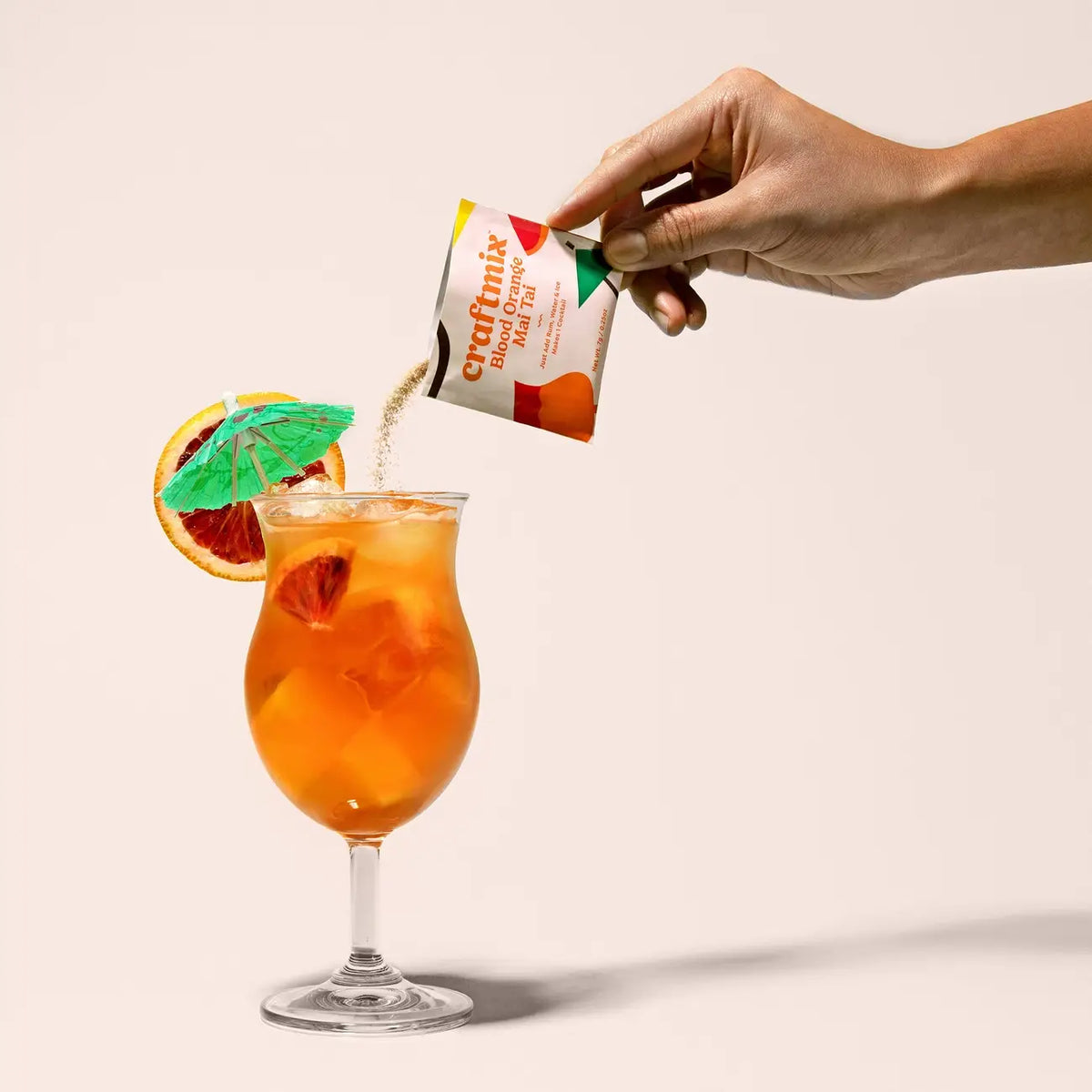Blood Orange Mai Tai Cocktail / Mocktail Mixer - Single Serving