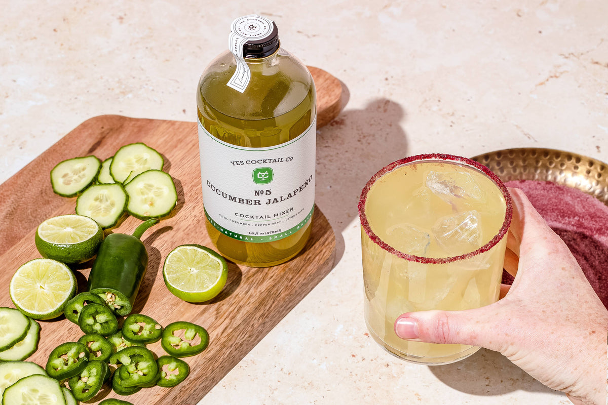Cucumber Jalapeno Cocktail Mixer - The Preppy Bunny