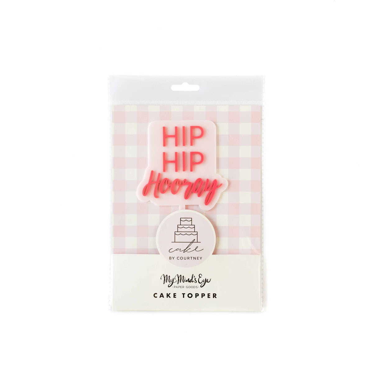 Cake By Courtney Hip Hip Hooray Cake Topper - The Preppy Bunny