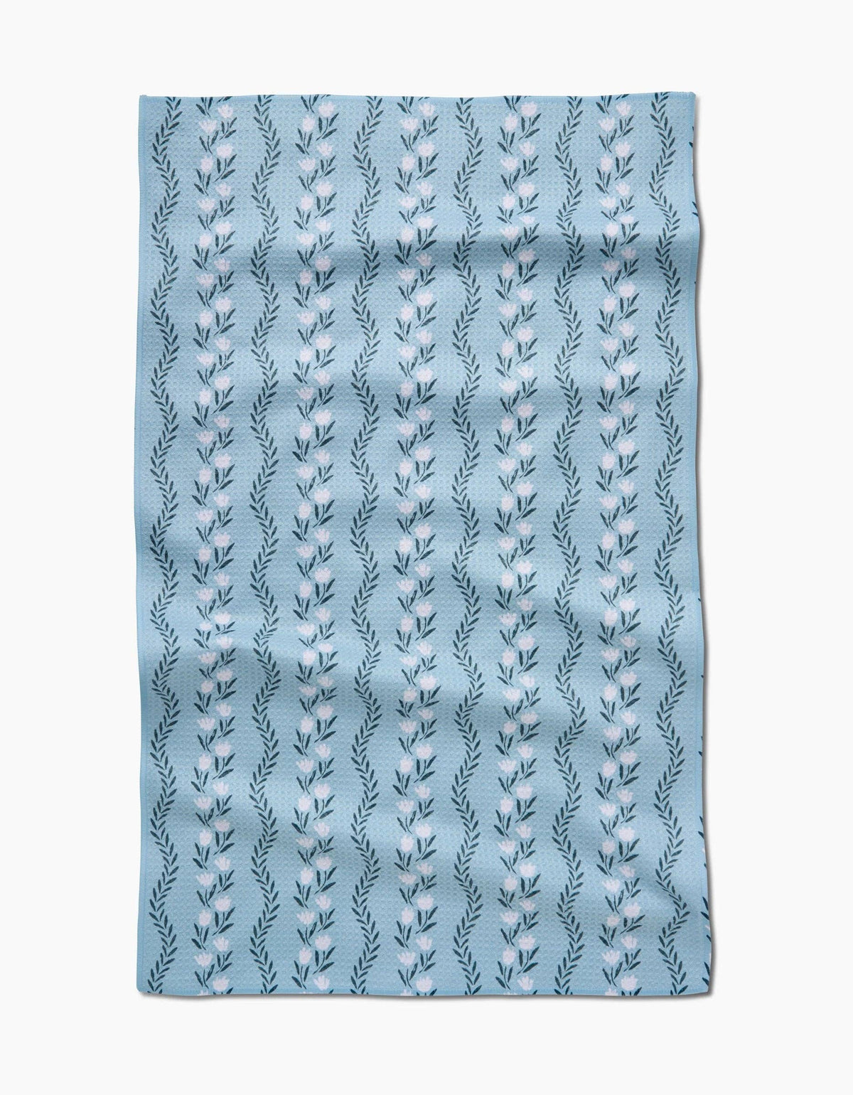 Vintage Floral Stripe Tea Towel by Geometry - The Preppy Bunny