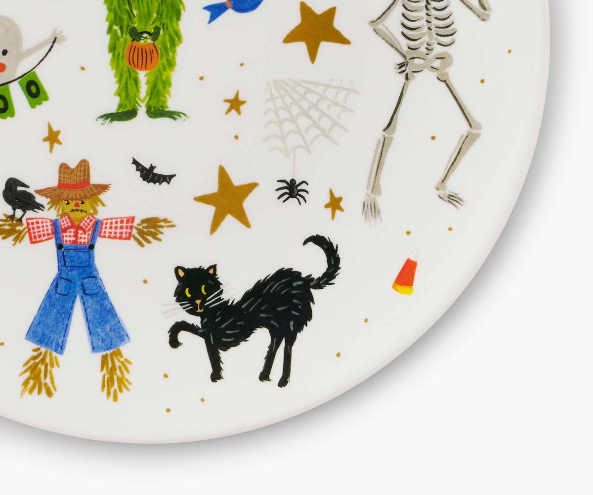 Halloween Parade Melamine Assorted Dessert Plates