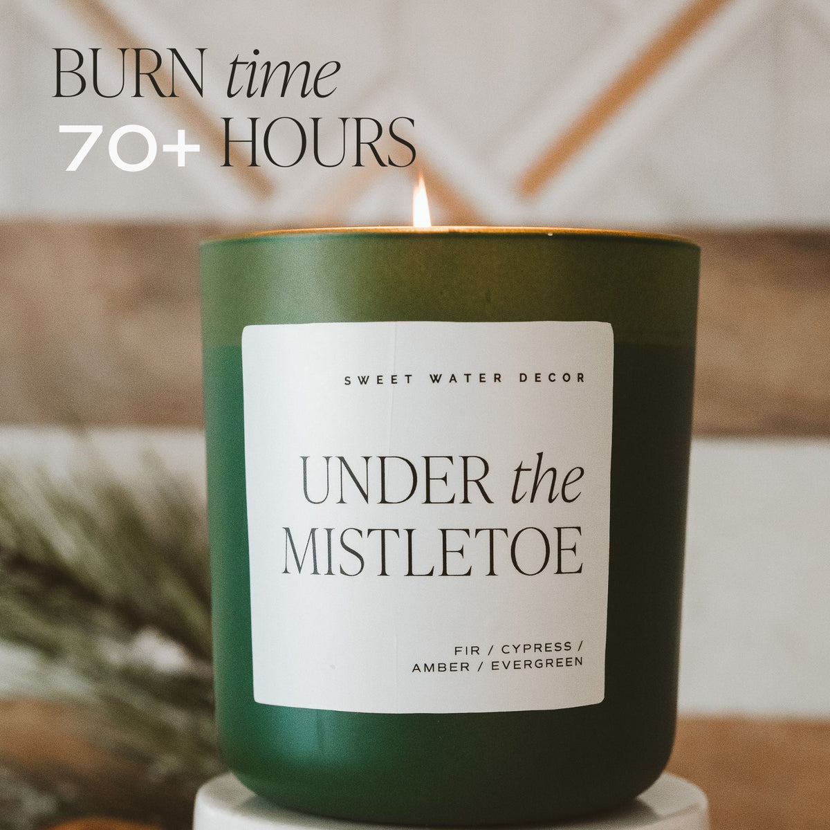 Under the Mistletoe 15 oz Soy Candle - The Preppy Bunny