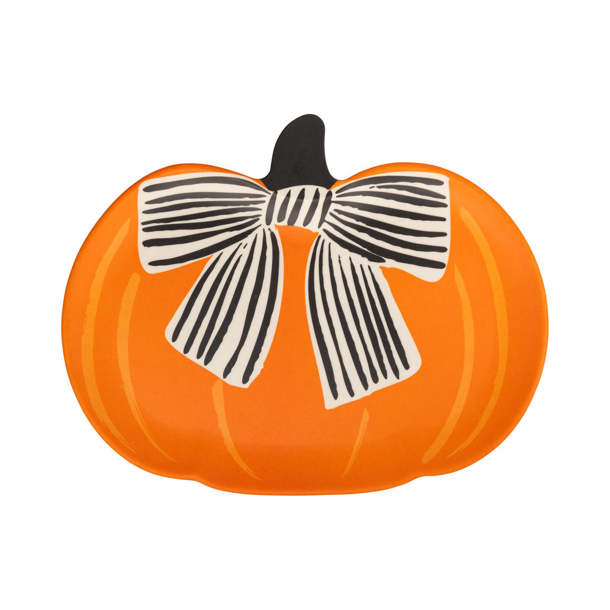 Pumpkin Bamboo Plates Set - 4