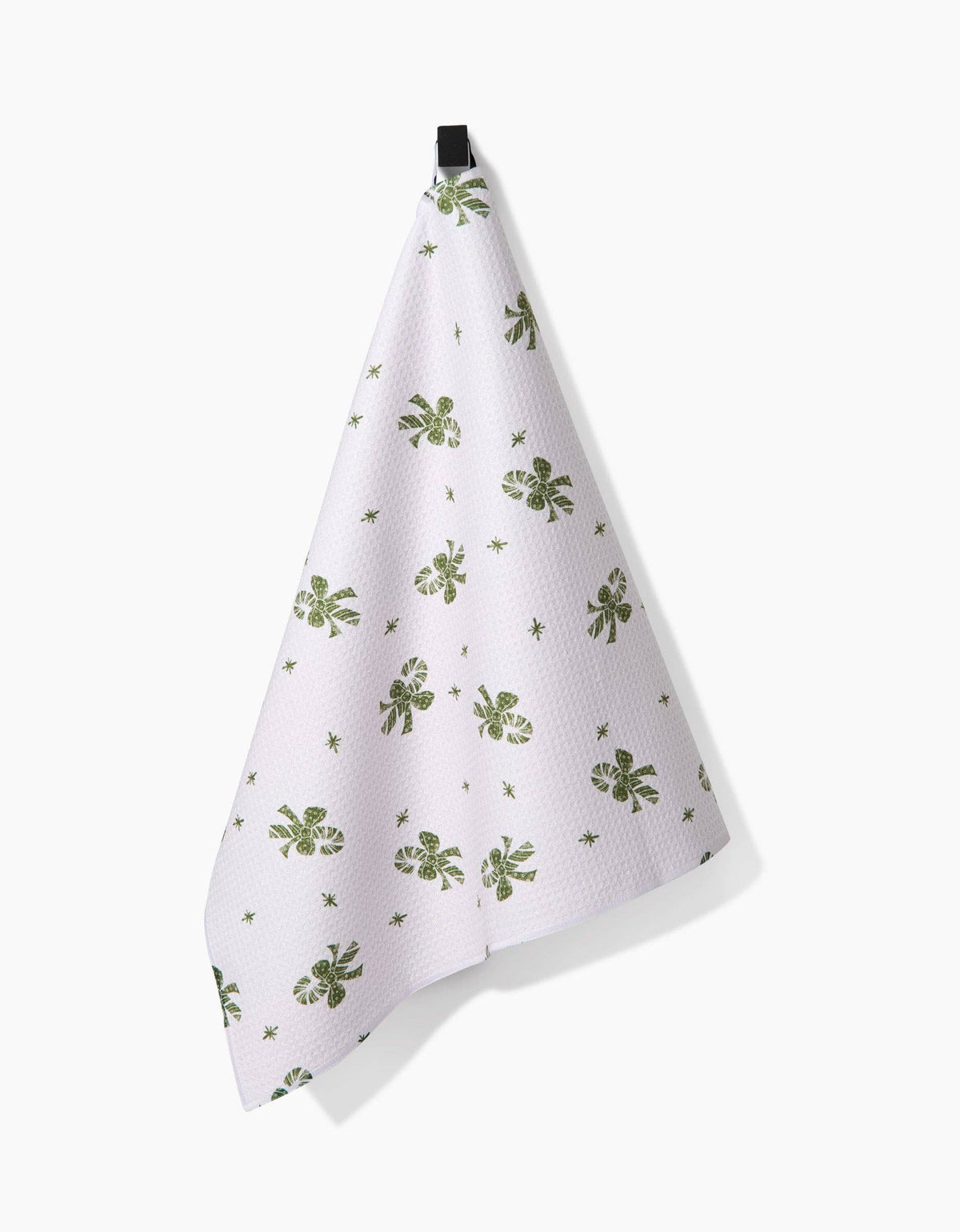 Candy Canes For You Tea Towel by Geometry - The Preppy Bunny