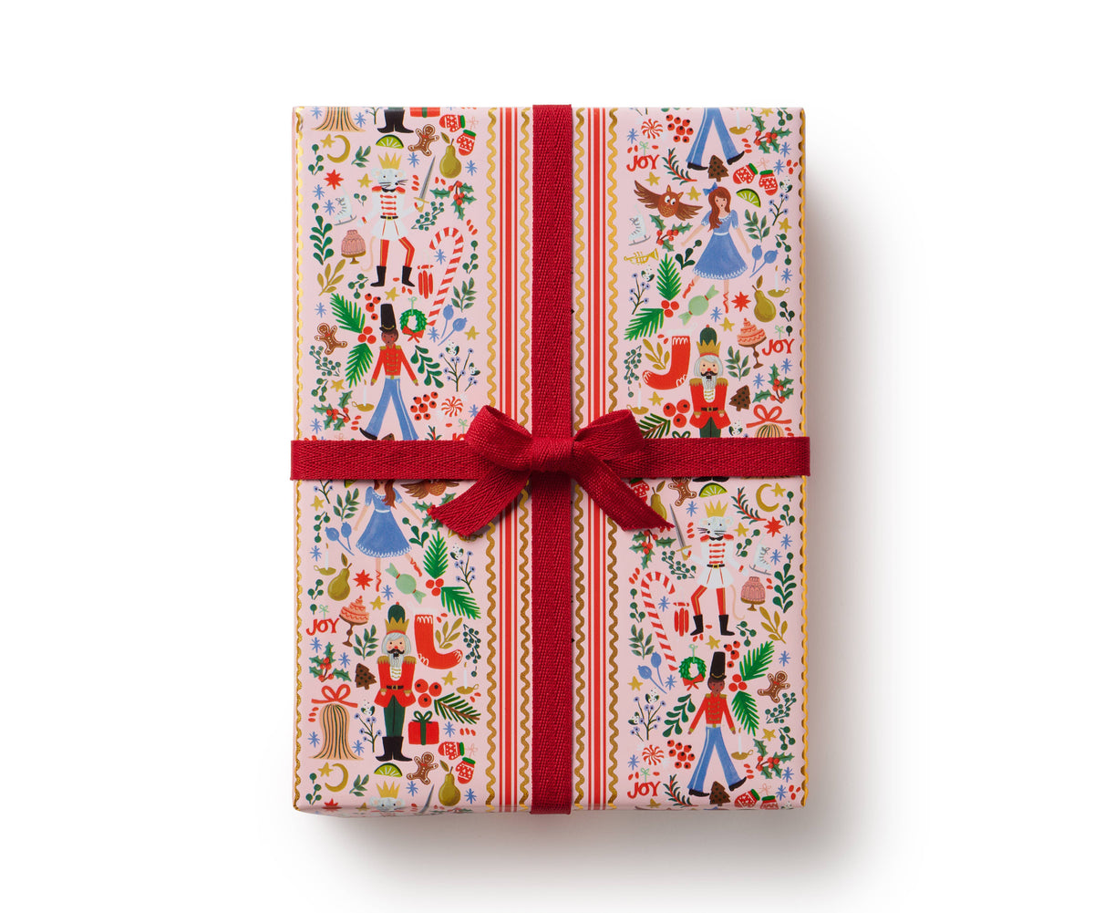 Holly Jolly Nutcracker Continuous Wrapping Roll - The Preppy Bunny