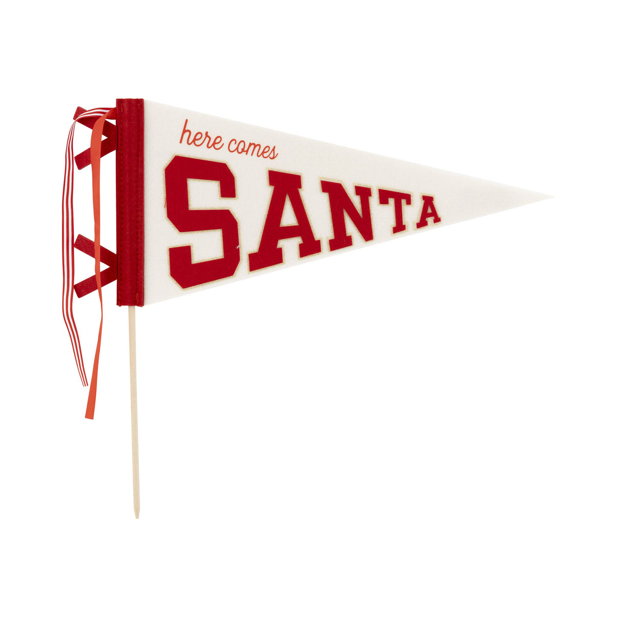 Santa Felt Pennant Flag