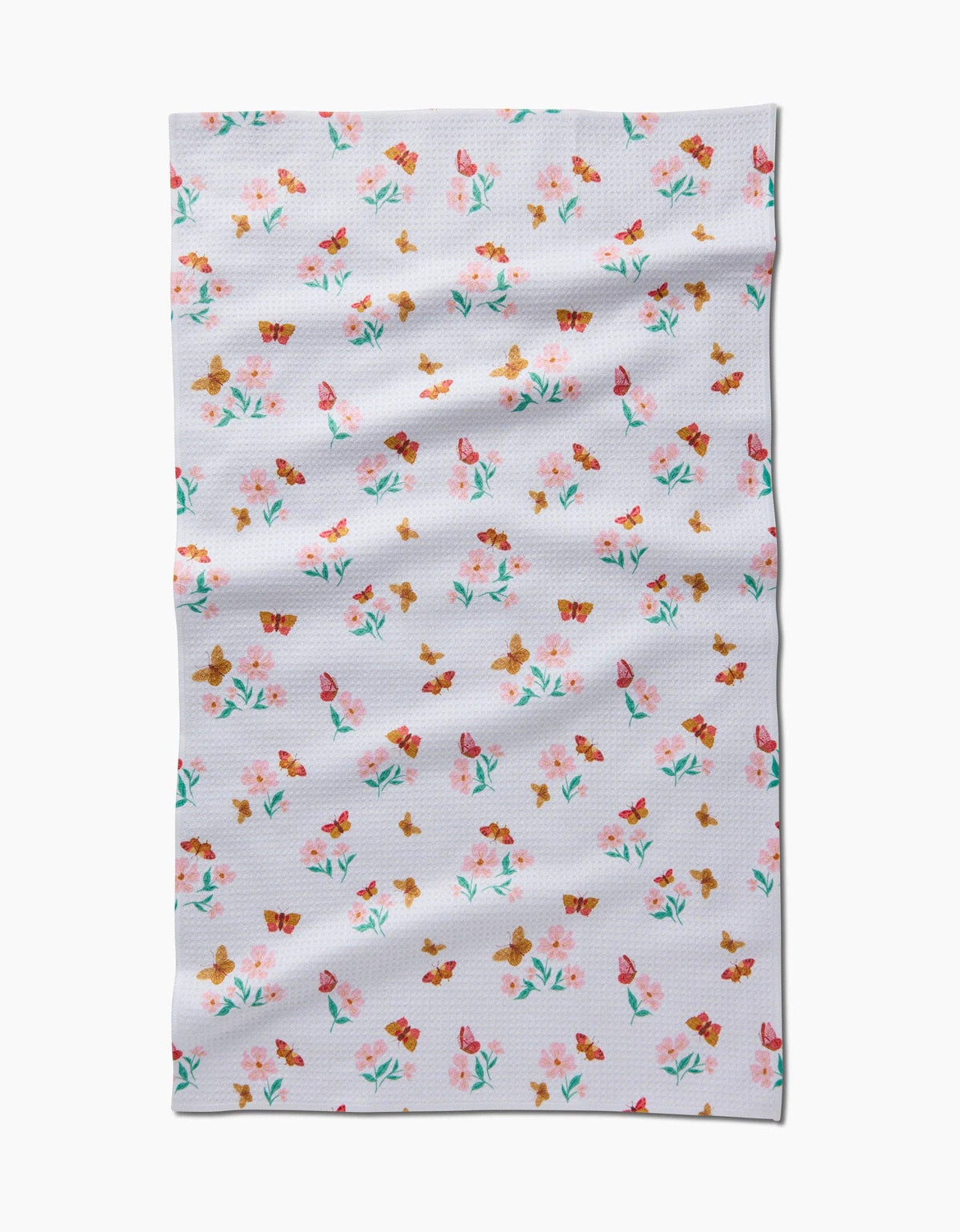 Butterfly Garden Kitchen Towel by Geometry