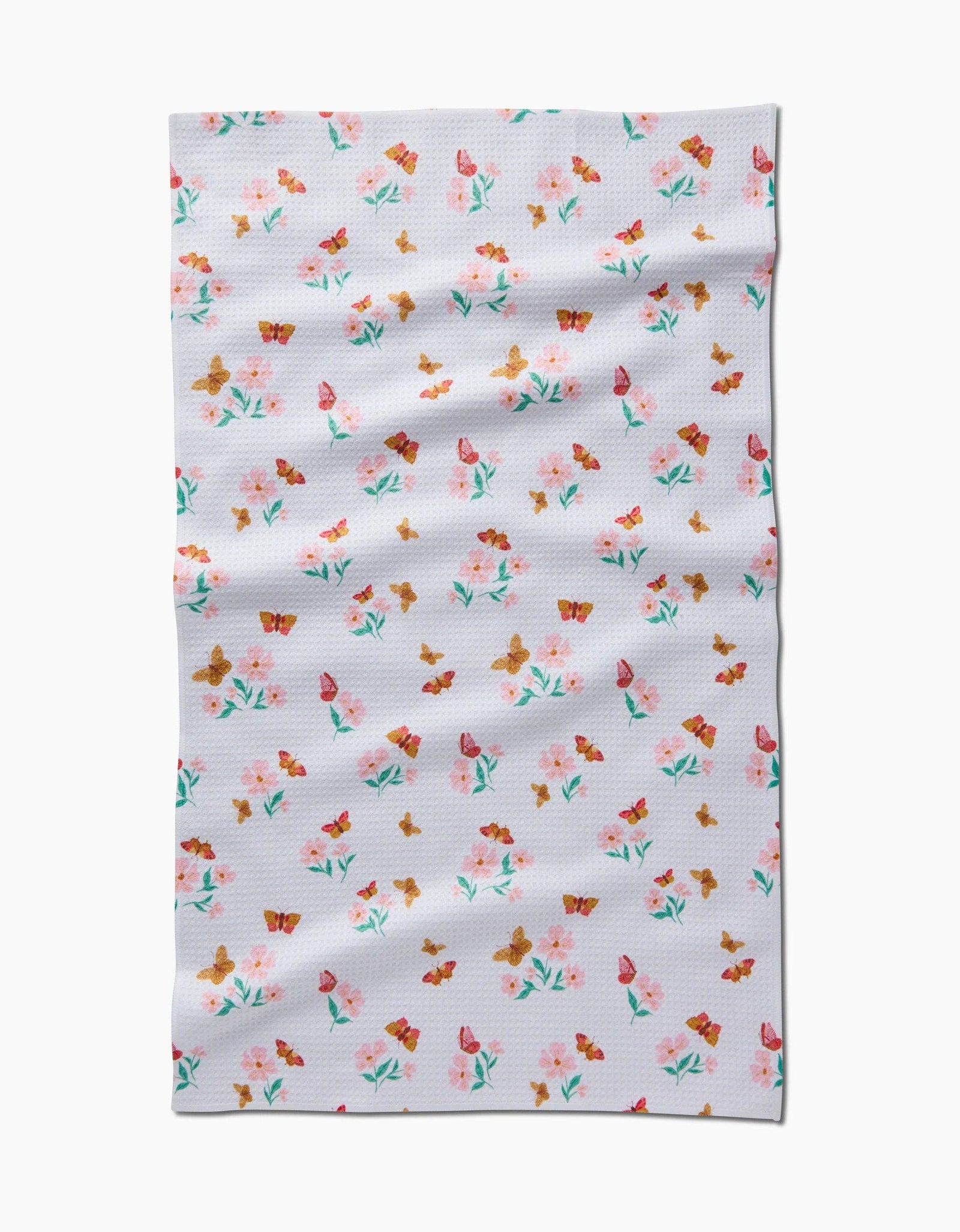 Butterfly Garden Kitchen Towel by Geometry - The Preppy Bunny