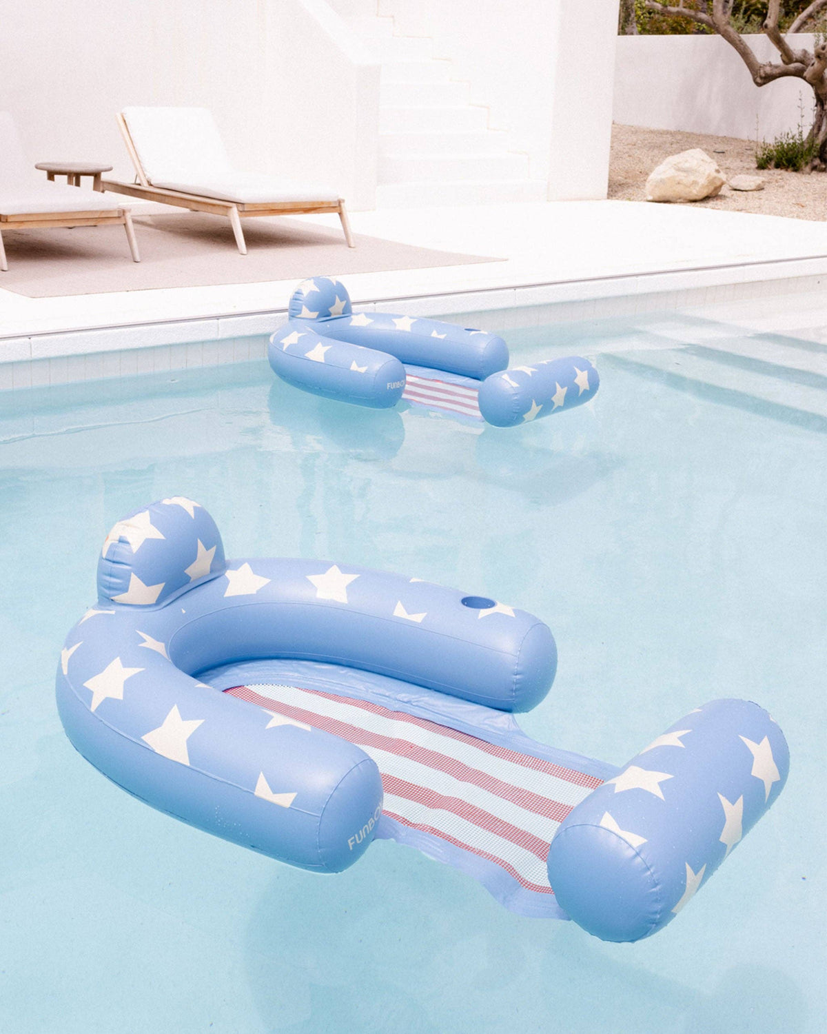 Stars & Stripes Mesh Chair - The Preppy Bunny