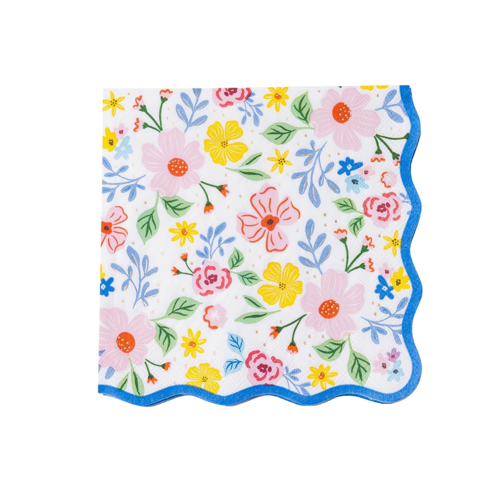 MULTICOLOR ELEGANT FLORAL DINNER NAPKINS - The Preppy Bunny