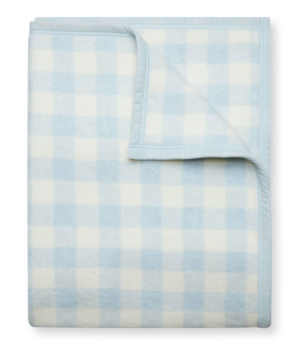 Cozy Gingham Sky ChappyWrap Blanket - The Preppy Bunny