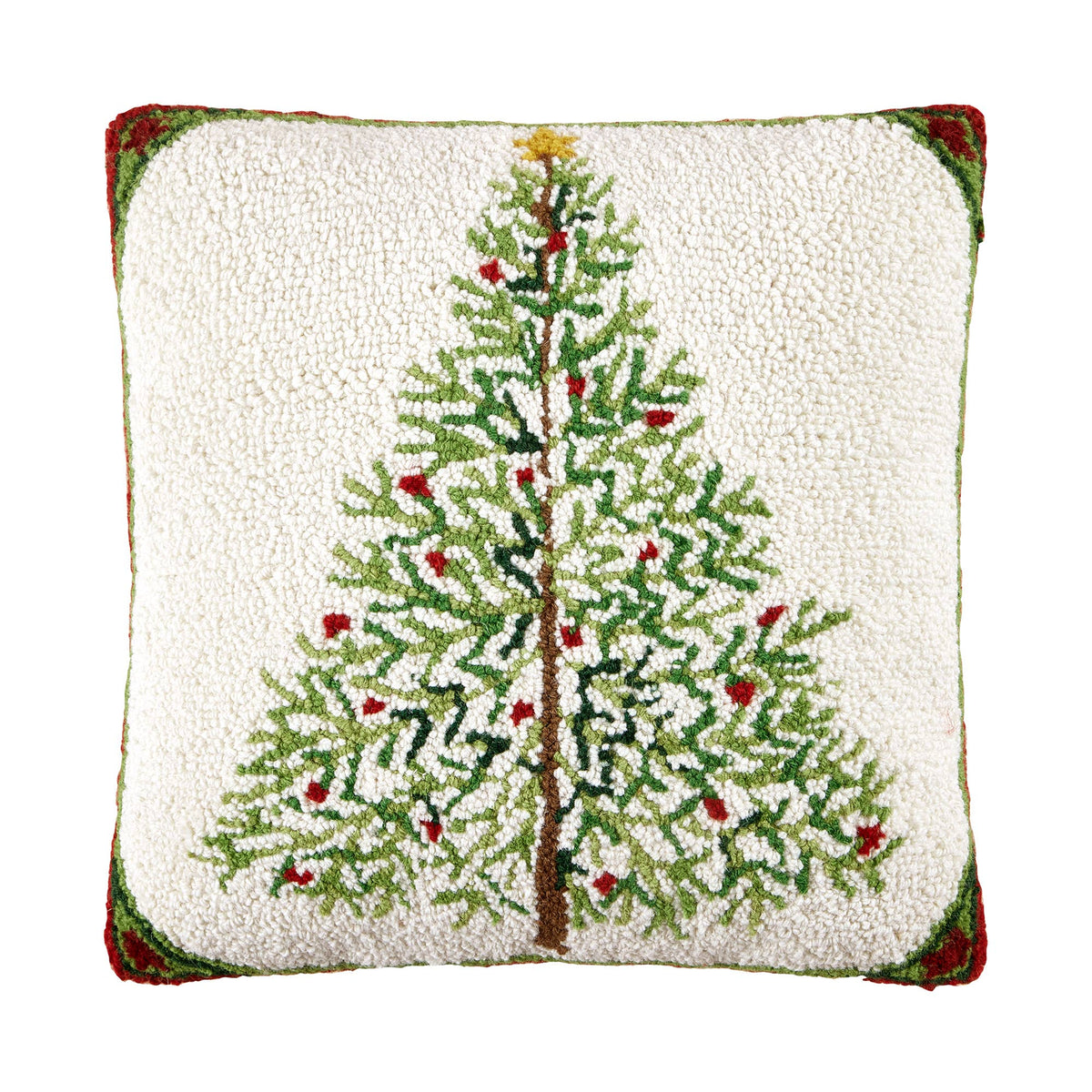 Holiday Pine Hook Pillow - The Preppy Bunny