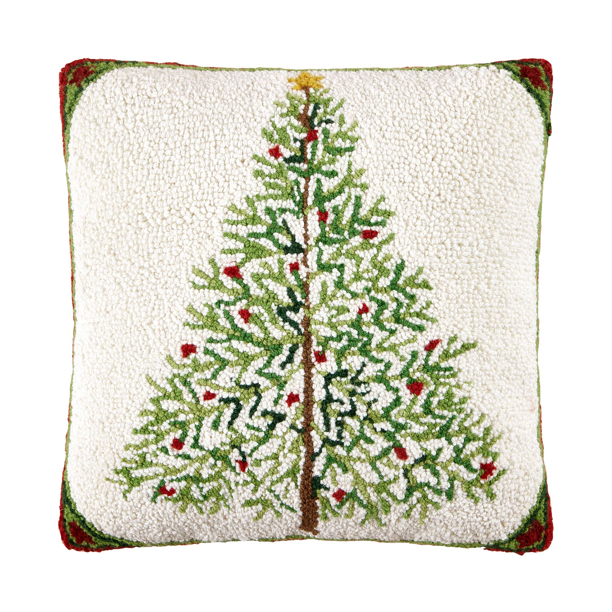 Holiday Pine Hook Pillow - The Preppy Bunny