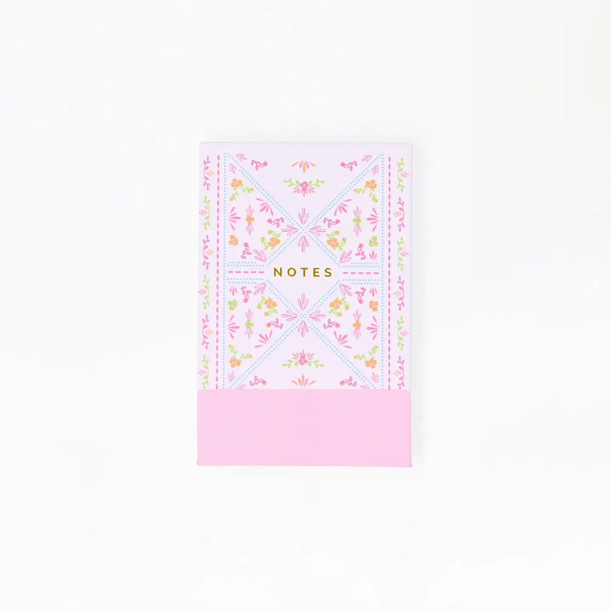 Flip Notepad in Floral Stitch - The Preppy Bunny