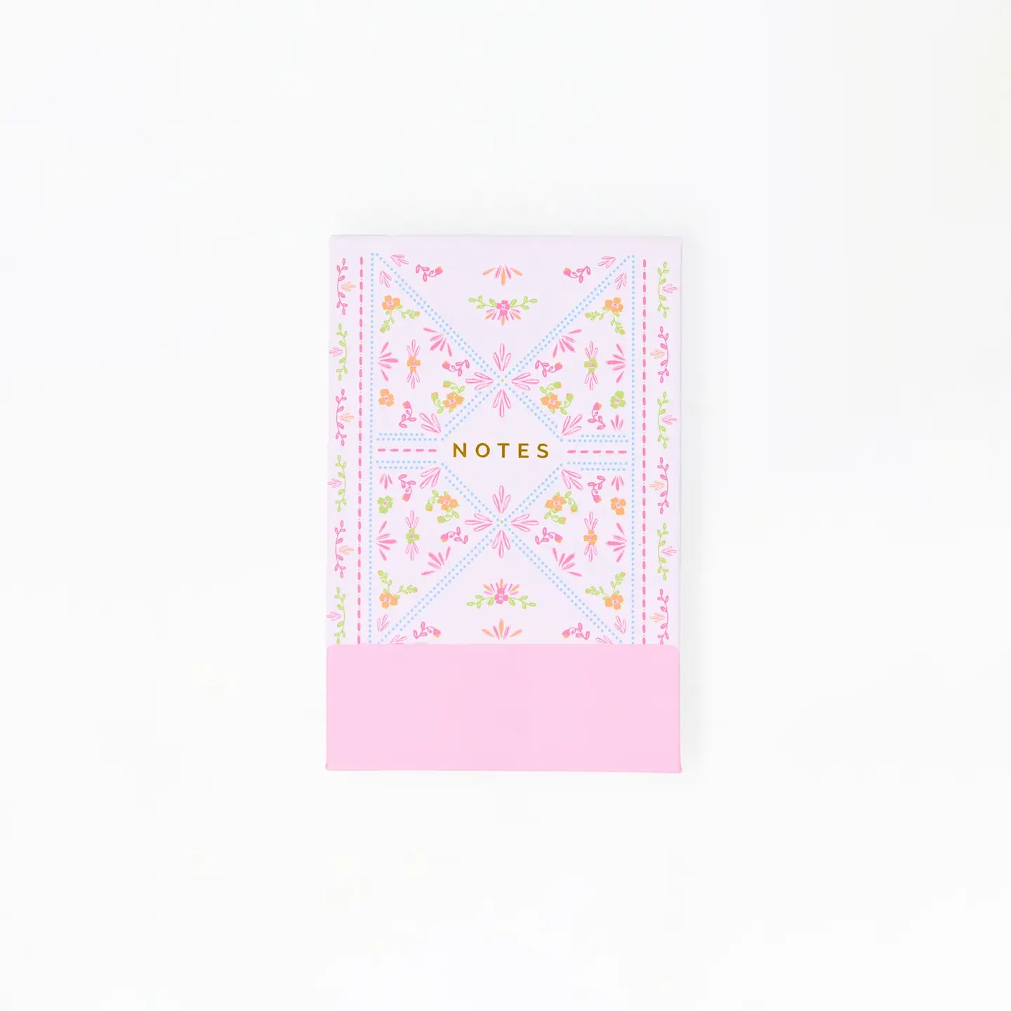 Flip Notepad in Floral Stitch - The Preppy Bunny
