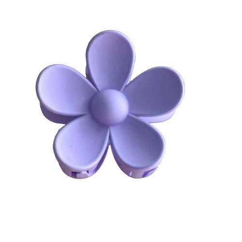 Flower Power "Purple" Hair Clip - The Preppy Bunny