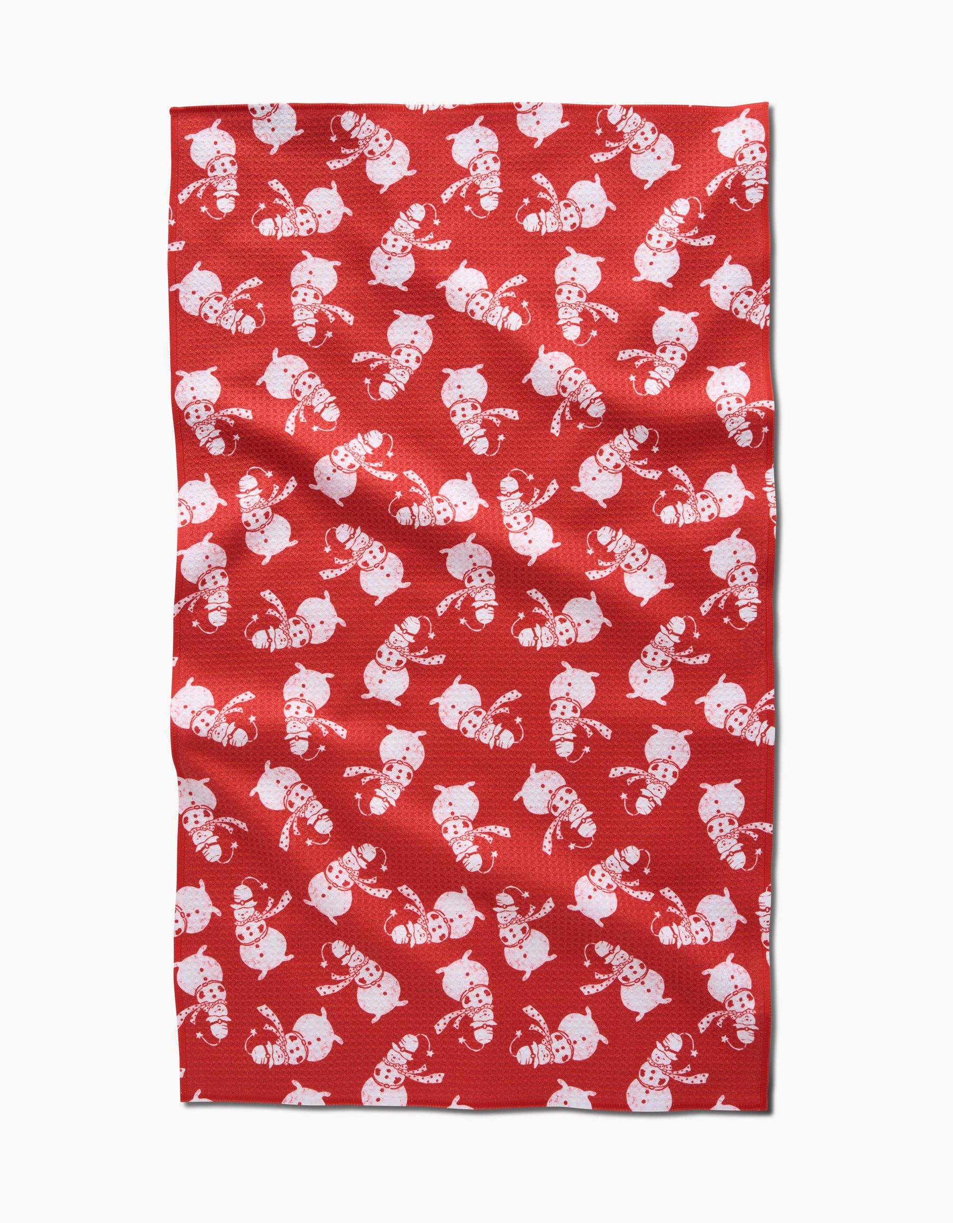 Smiley Frosty Tea Towel by Geometry - The Preppy Bunny