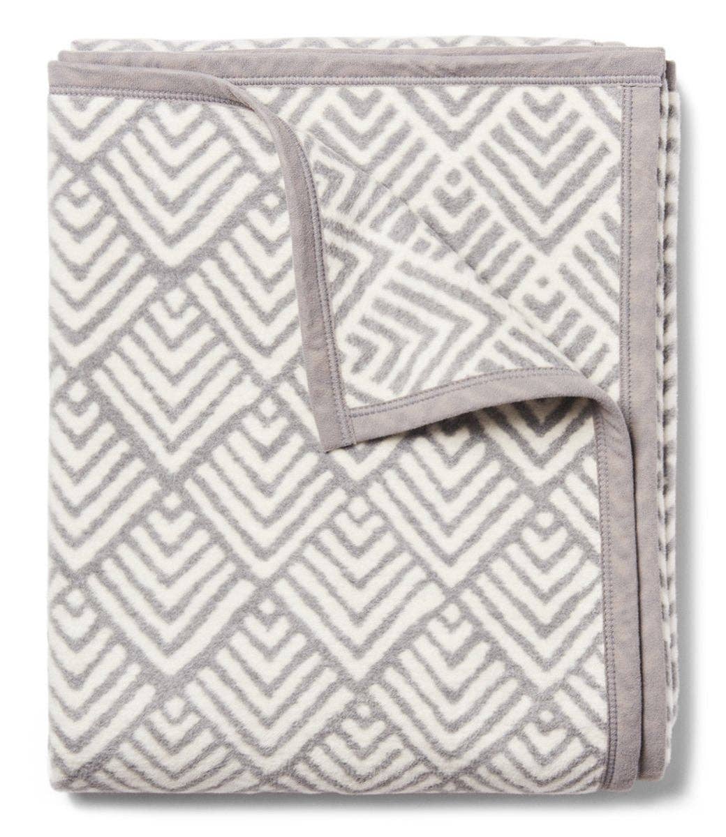 Oyster Cove Diamonds Grey Original Blanket by ChappyWrap - The Preppy Bunny