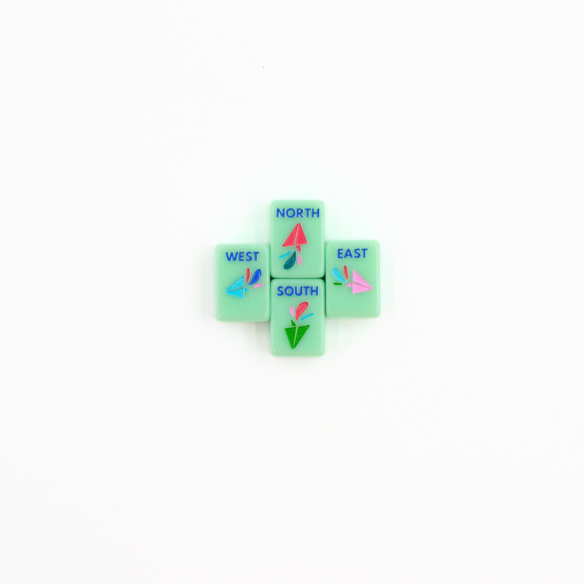 MINI TRAVEL MAHJONG  |  Mini Anywhere Series  |  Green - The Preppy Bunny