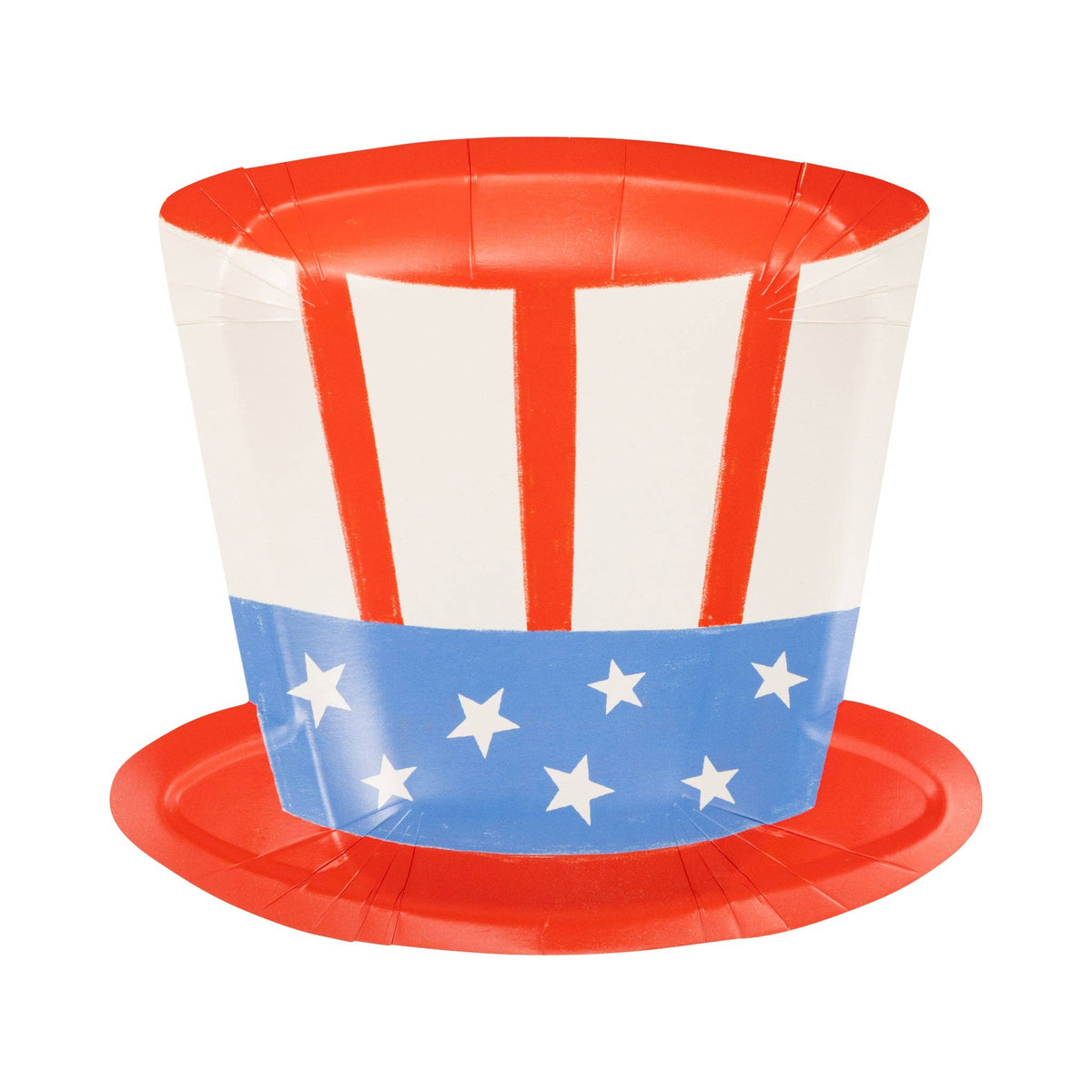 Uncle Sam Hat Paper Plates - The Preppy Bunny
