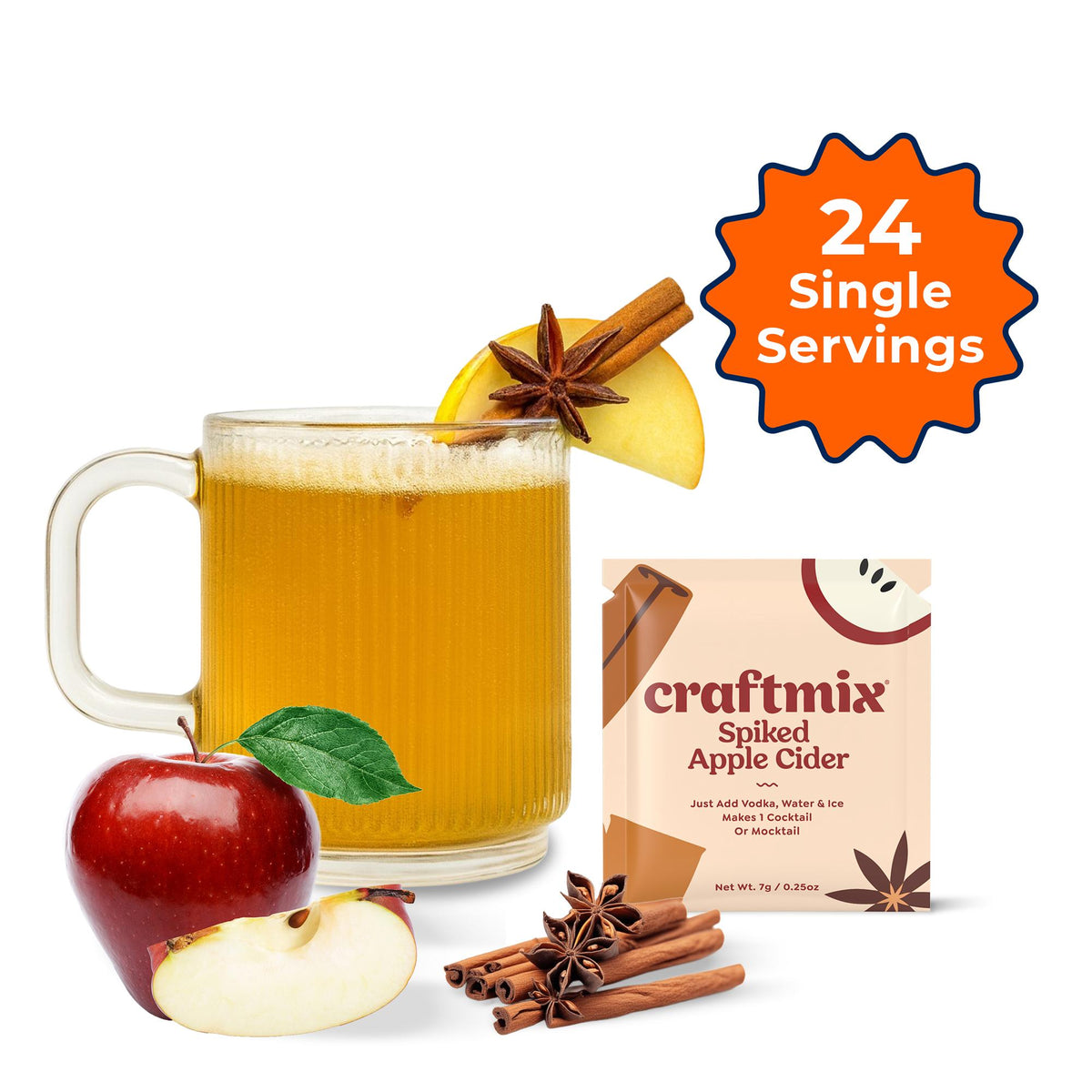 Spiked Apple Cider Cocktail / Mocktail Mixer