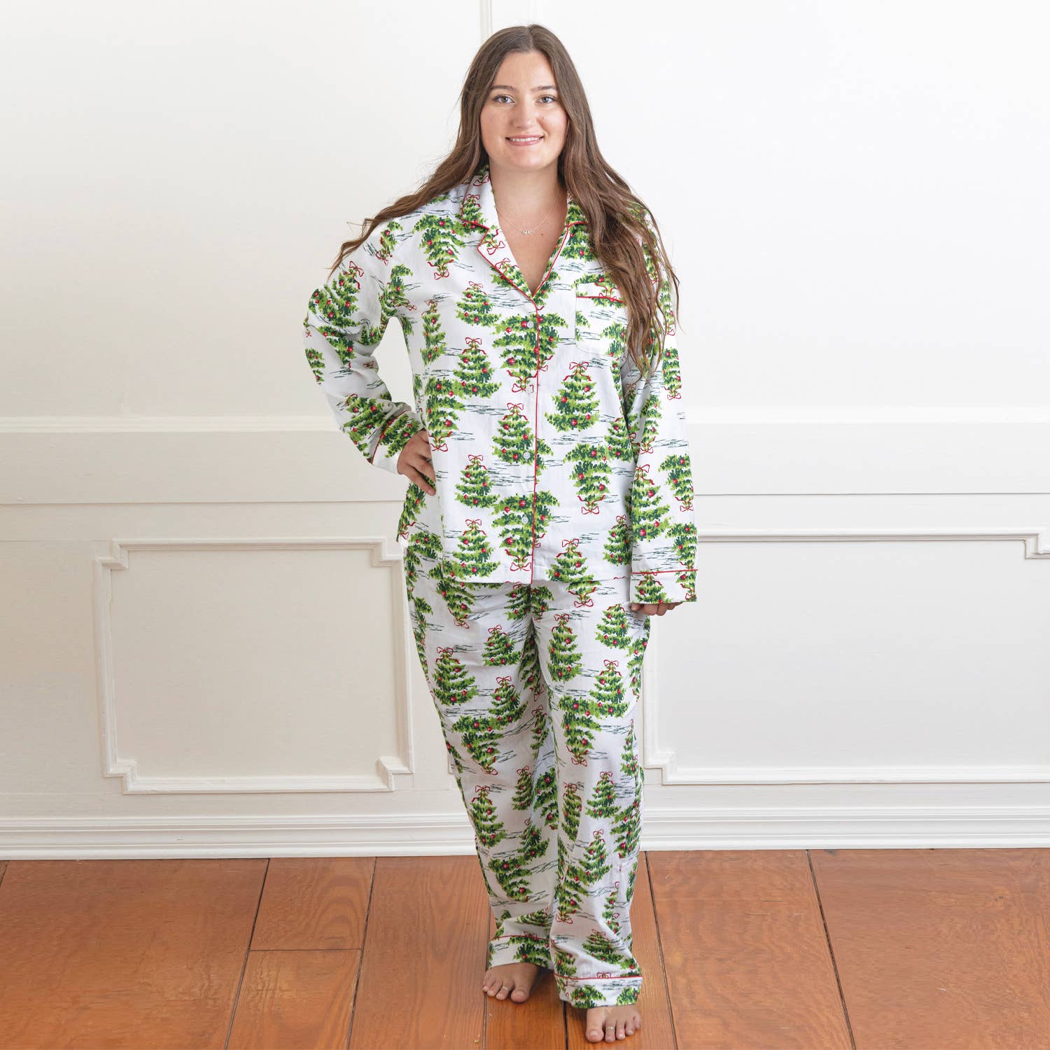 Evergreens Flannel PJ Set - The Preppy Bunny