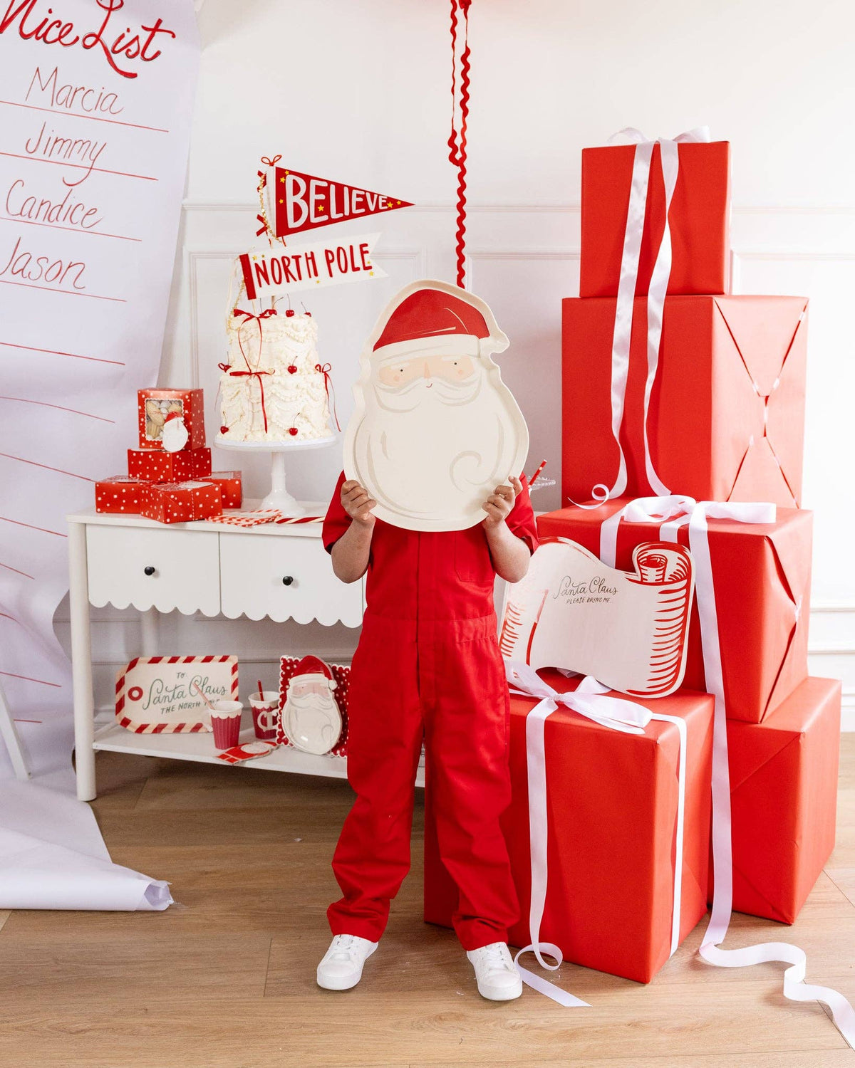 Santa Bamboo Tray - The Preppy Bunny