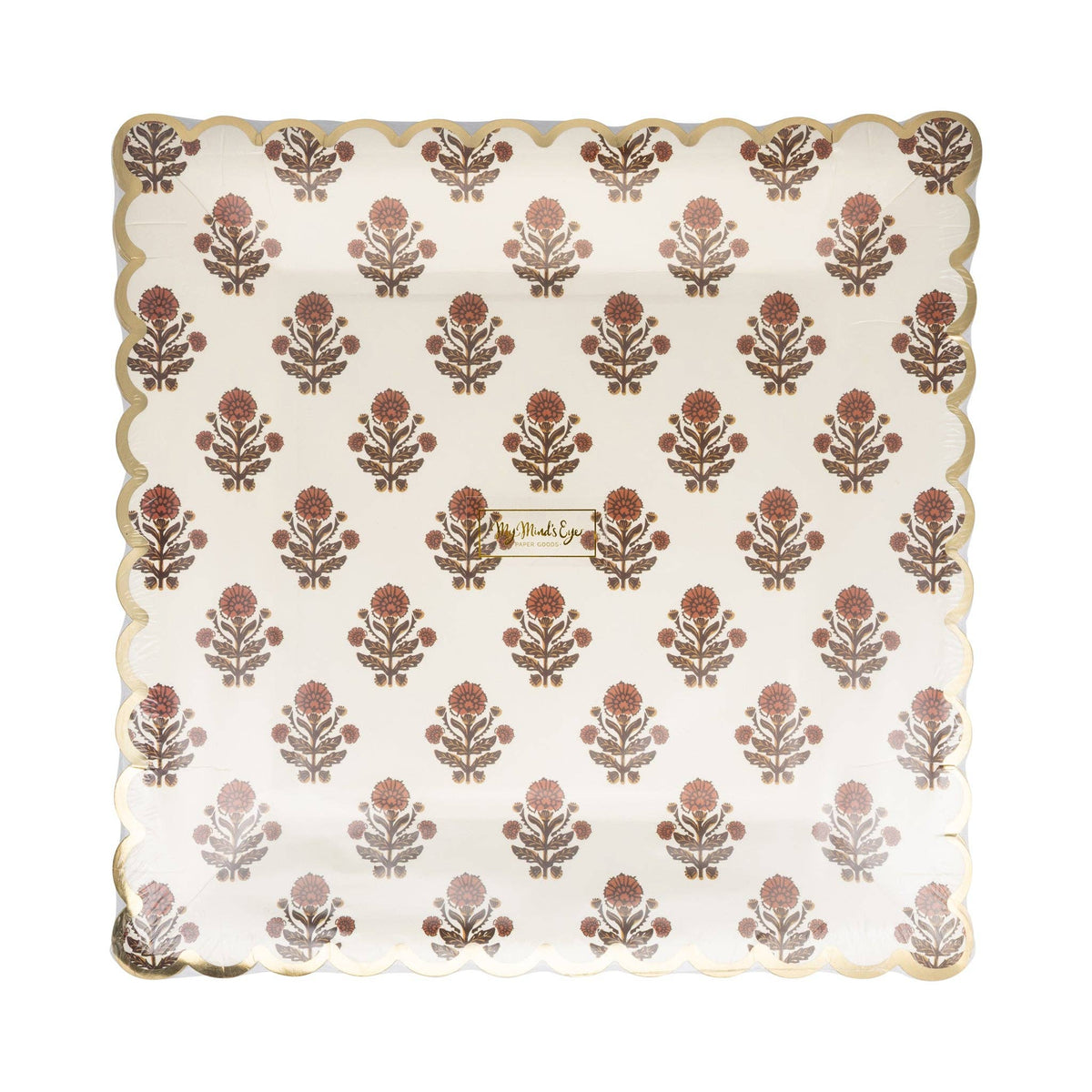 Give Thanks Floral 9&quot; Paper Plates - The Preppy Bunny