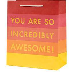 You Are Awesome Small Foil Bag - The Preppy Bunny