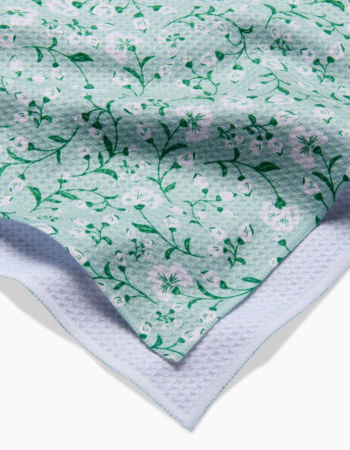 Plumbago Bloom Tea Towel by Geometry