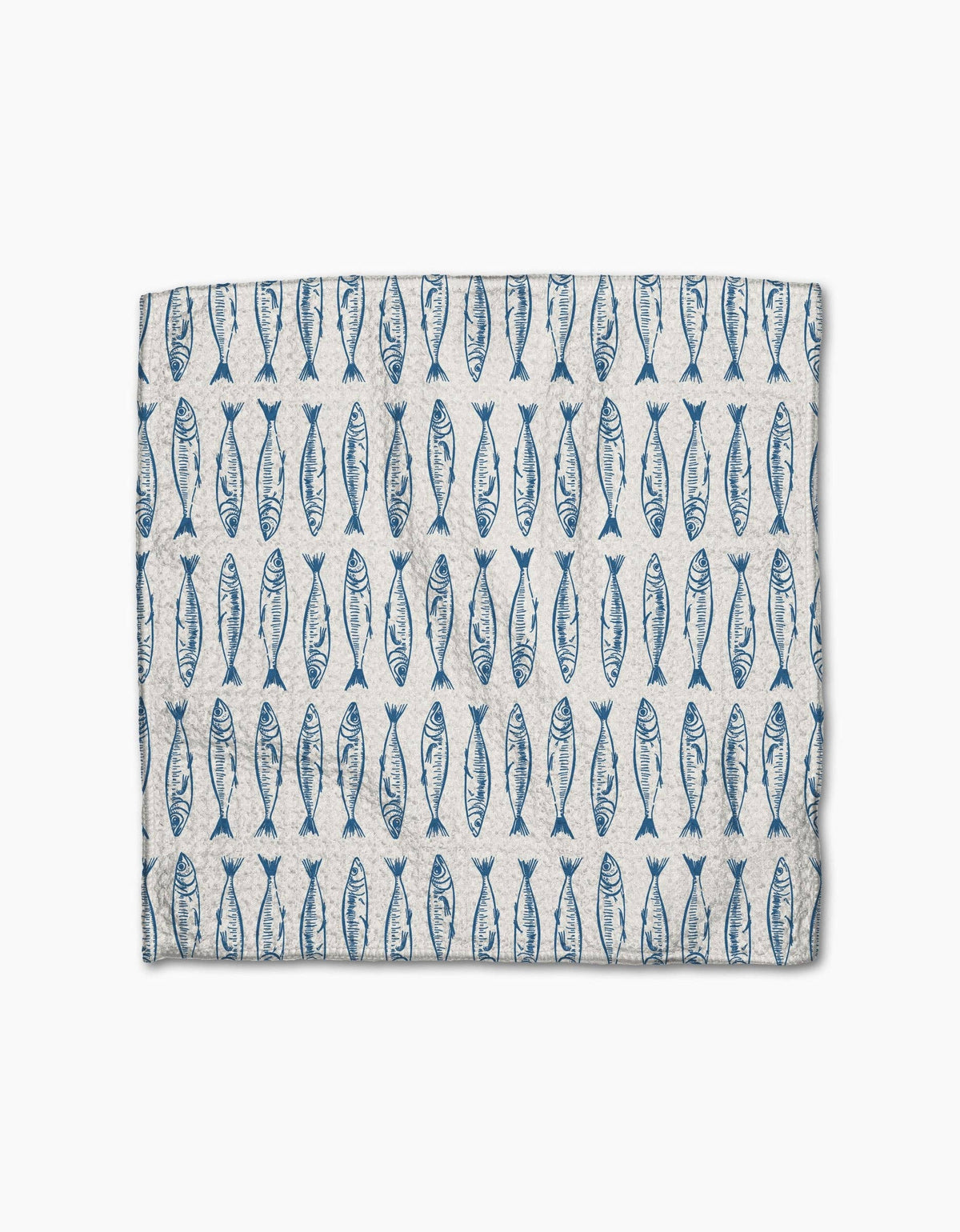 Sardine Check Blue Dishcloth Set by Geometry - The Preppy Bunny