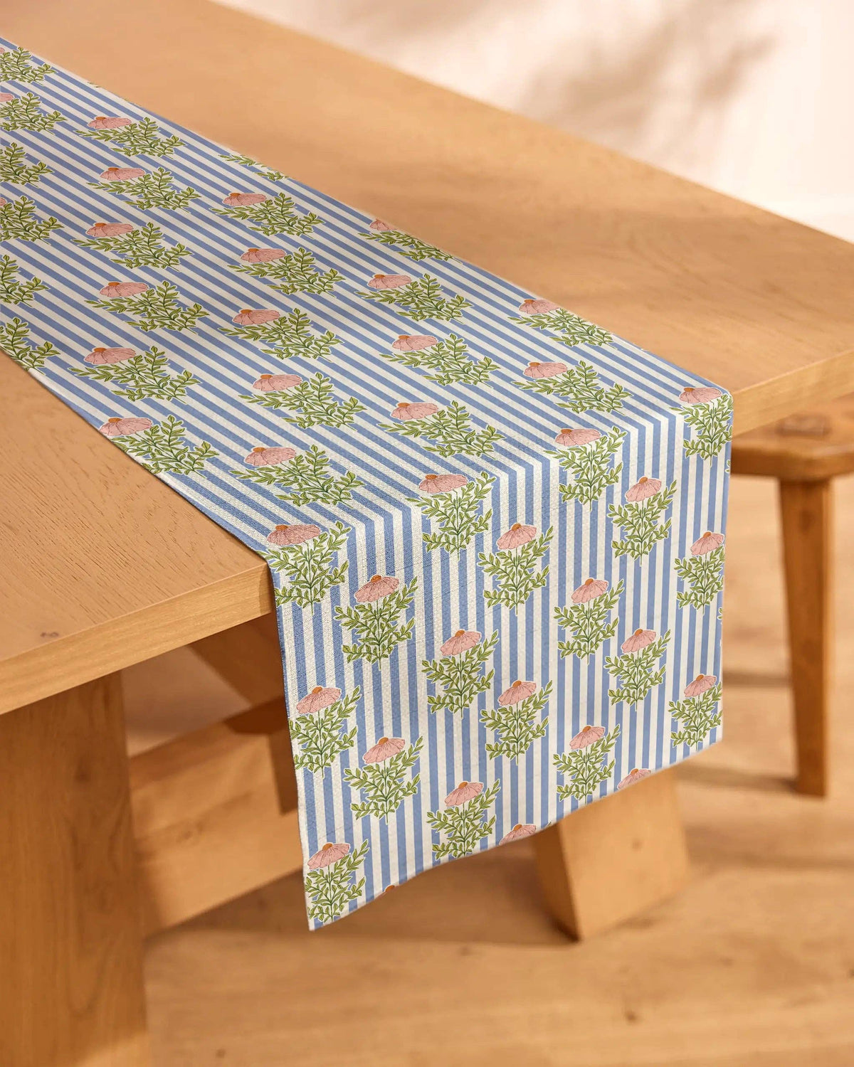 Grand Floral Table Runner by Geometry - The Preppy Bunny