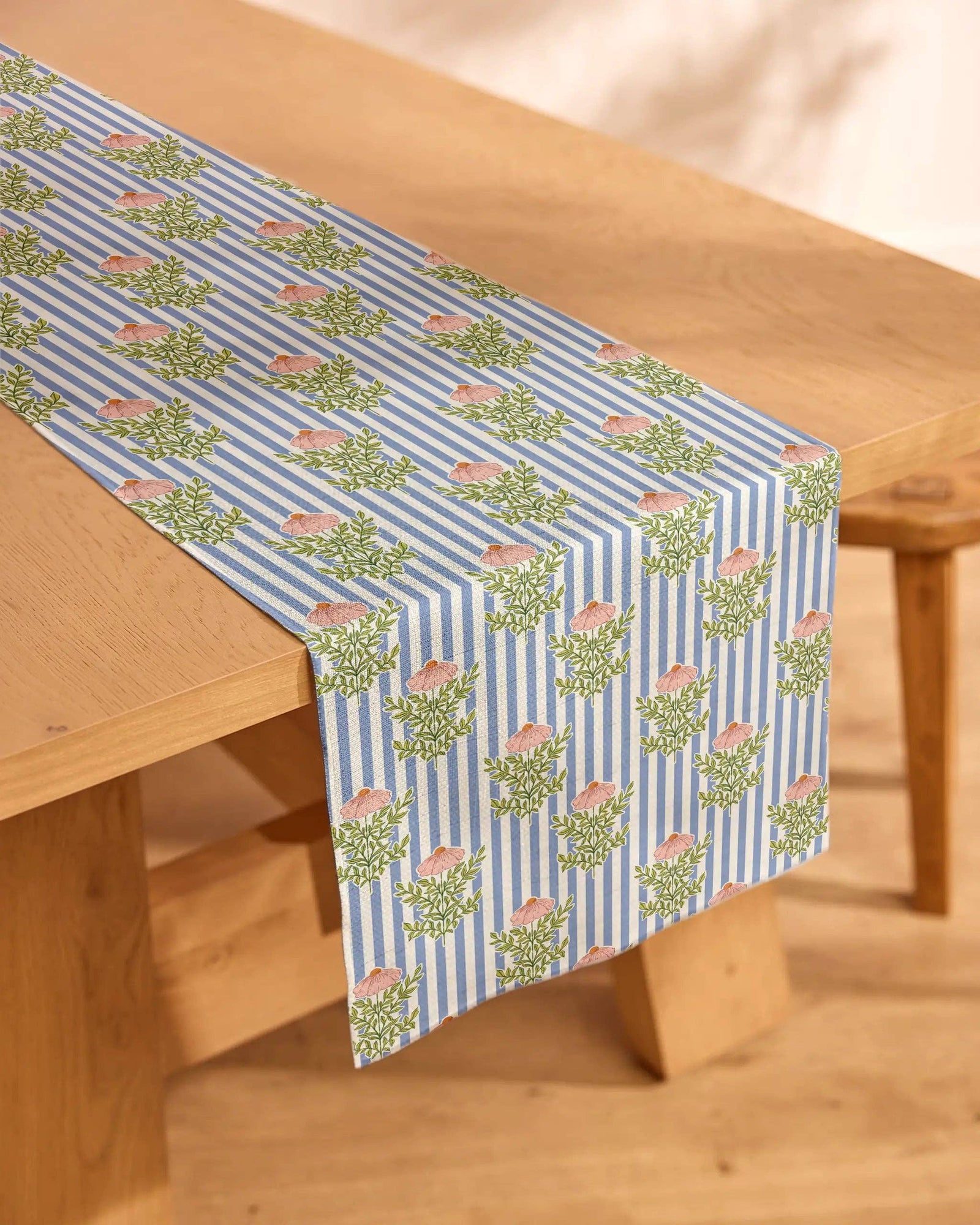 Grand Floral Table Runner by Geometry - The Preppy Bunny