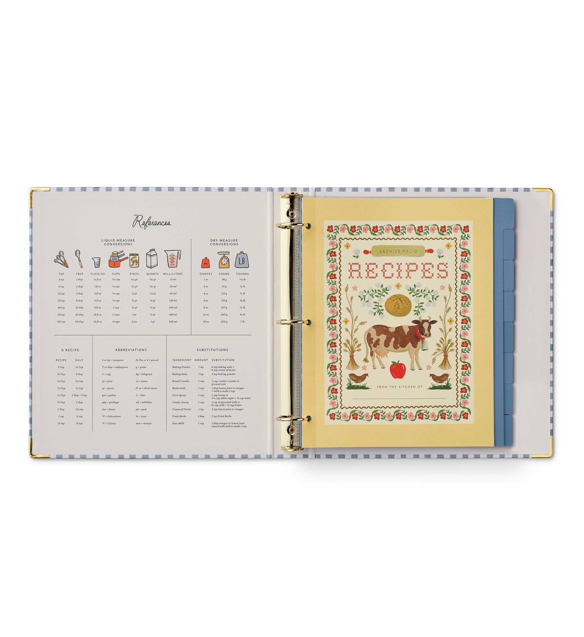 Home Sweet Home Recipe Binder - The Preppy Bunny