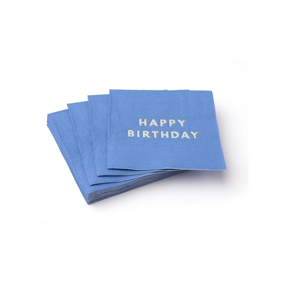 PALISADES BLUE SIGNATURE HAPPY BIRTHDAY COCKTAIL NAPKINS