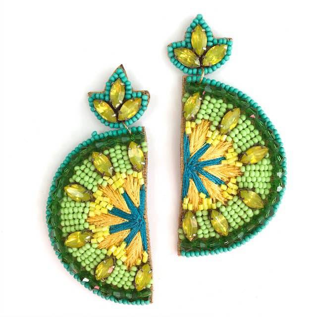 Lime Earrings - The Preppy Bunny