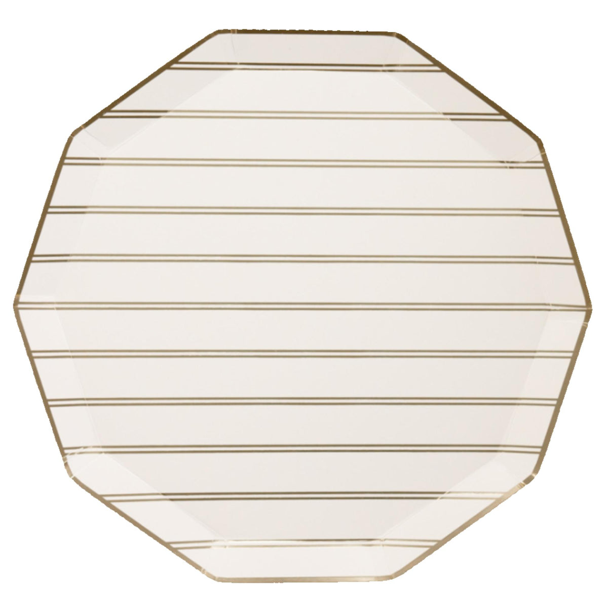 GOLD SIGNATURE STRIPE DINNER PLATE