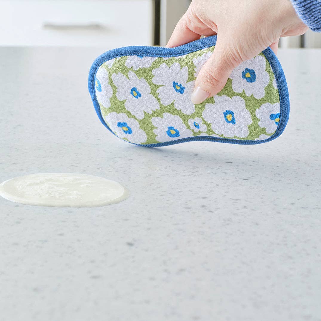 Floral Finch & Friends Scrubbies, Super Absorbent, Quick Dry - The Preppy Bunny