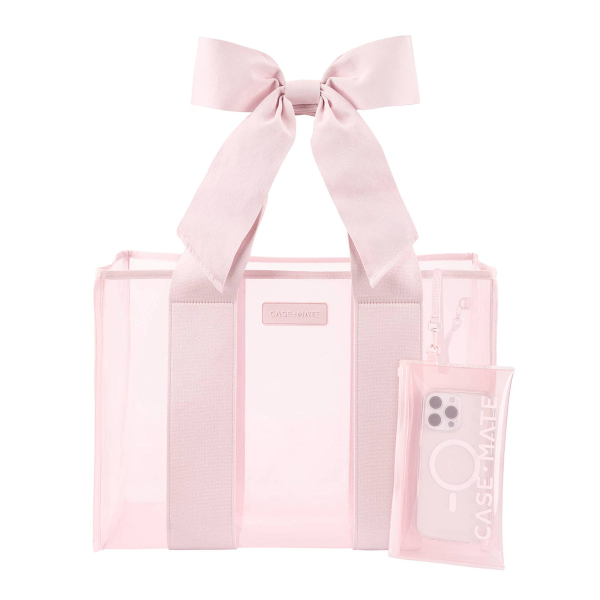 Case-Mate Ballet Pink Bow Jelly Tote Bag - The Preppy Bunny