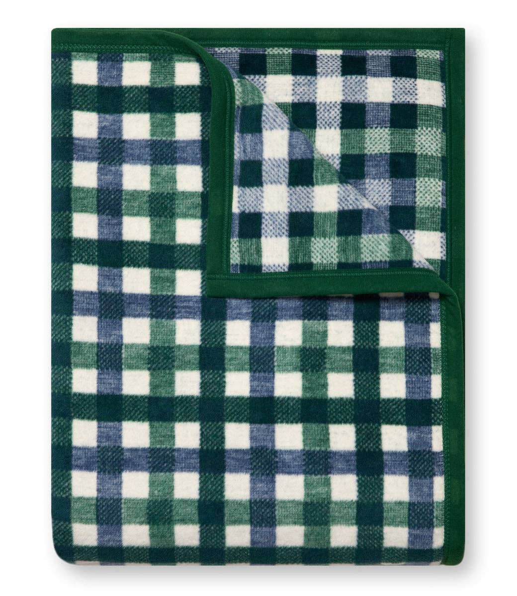 Pine Tree Plaid Blanket by ChappyWrap