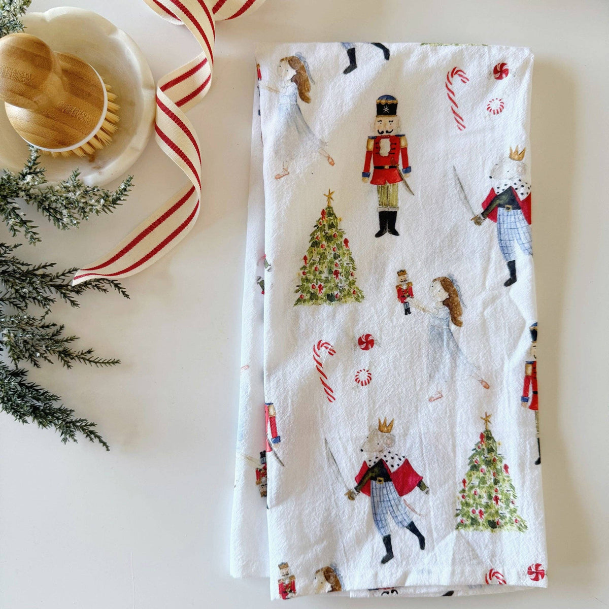 Nutcracker Tea Towel - The Preppy Bunny