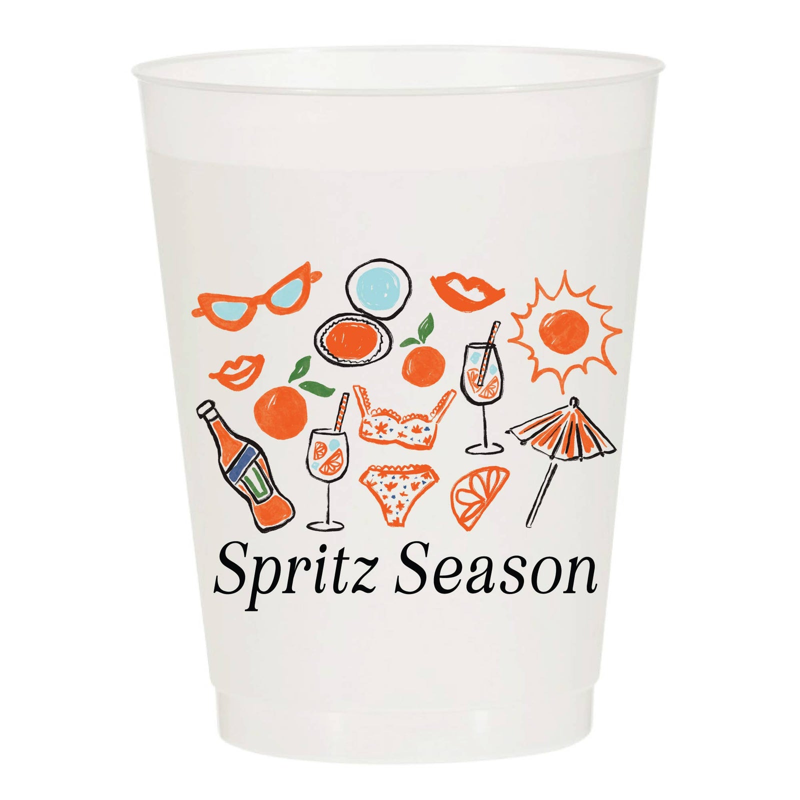 Spritz Season Frosted Cups - The Preppy Bunny