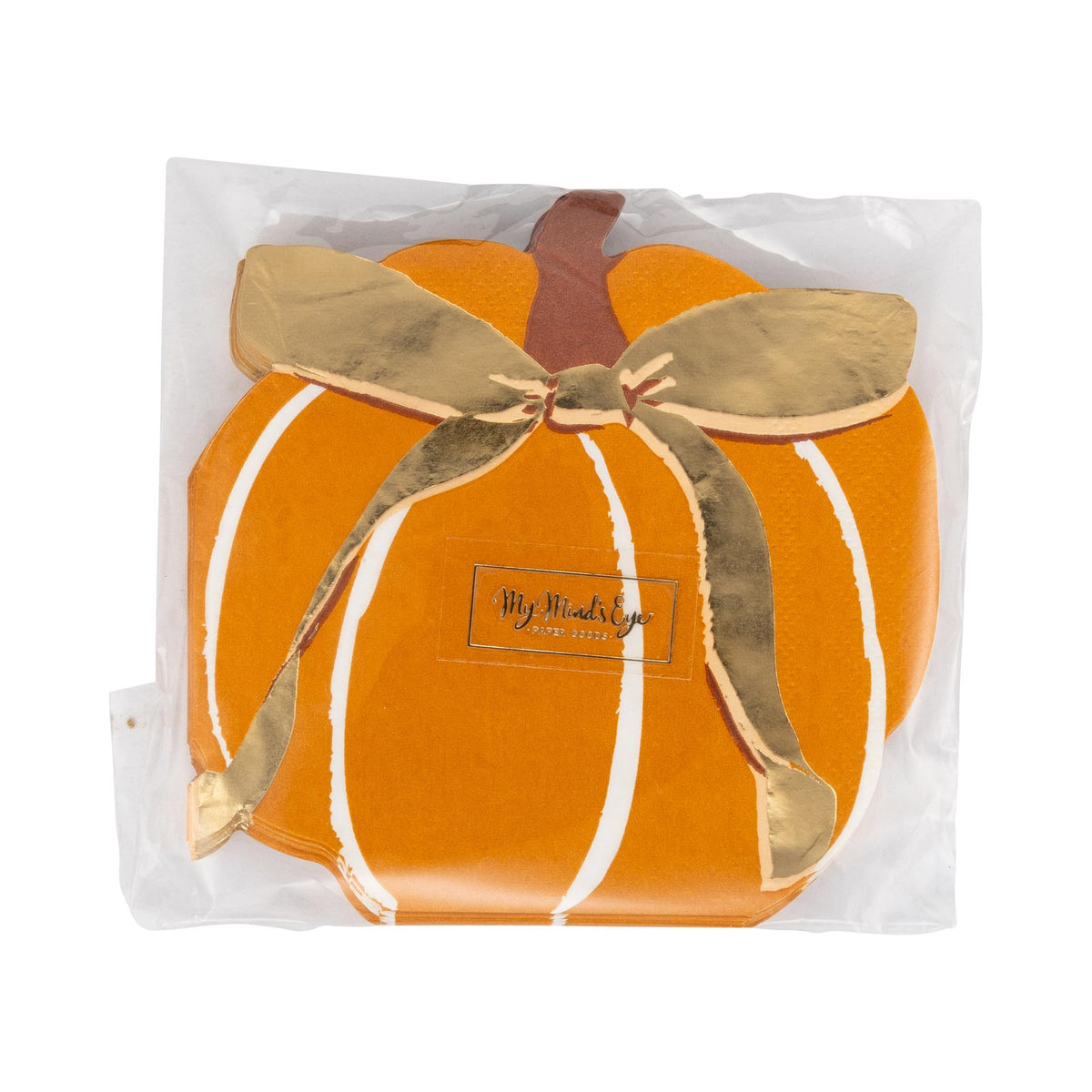 Harvest Pumpkin Shaped Paper Paper Napkins